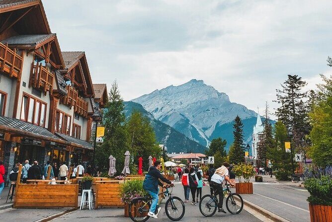 Banff/Canmore:Gondola,Hot Water Spring,Bow Fall,Iconic Lakes Tour - Banff Gondola to Sulphur Mountain: views, the boardwalk, and the Above Banff area