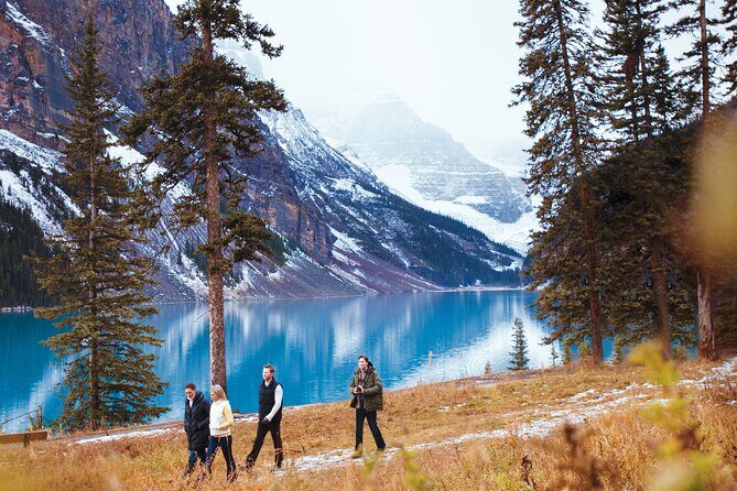 Banff LOST TOWNS and Untold Stories! 2hr Walk + Transportation - Seasonal reality: winter snow and shifting stops
