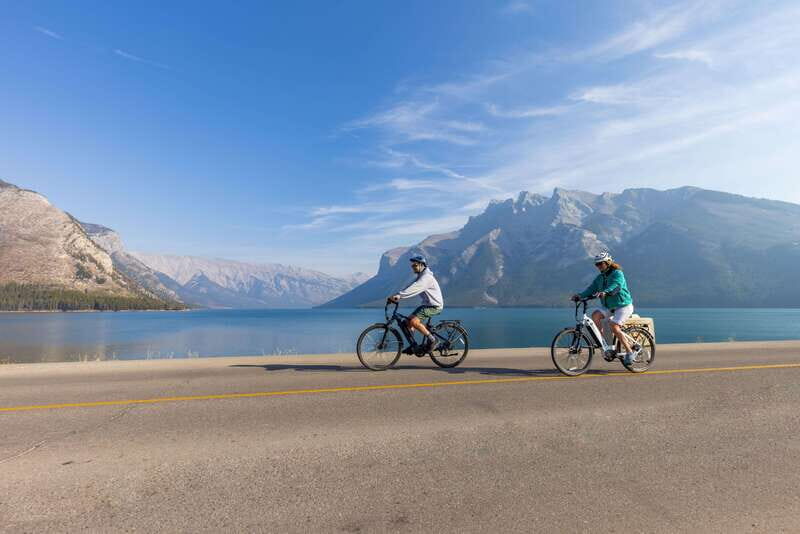 Banff: Mountain Lakeside Guided E-Bike Tour - Cascade Ponds and the first waterfall payoff