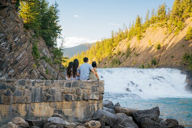 Banff Nature E-bike Tour - Stop 1: Banff Canoe Club on the Bow River edge