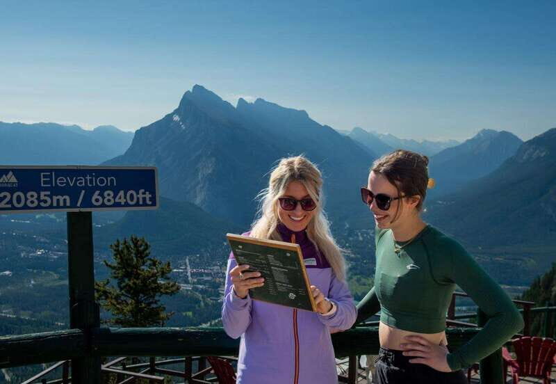 Banff Private Full-Day Tour Lake Louise, Gondola & more - Morant’s Curve: mountains and a passing train moment