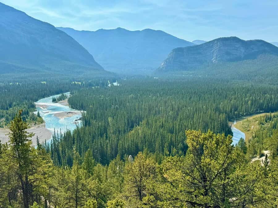Discover the Best of Banff: Lakes, Mountains, Gondola Ride - Two Jack Lake and Hoodoos Viewpoint: Peaceful Water, Then Weird Rocks