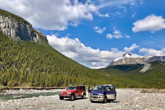 Ghost Valley Private Full Day Tour in a Jeep 4 by 4 - Lake Minnewanka back end: finishing with Devils Gap and the Big Hill return