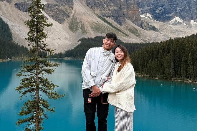 Lake Louise Moraine Lake Johnston Canyon 1.5h Half Day Tour - Moraine Lake (summer only): the Ten Peaks postcard moment